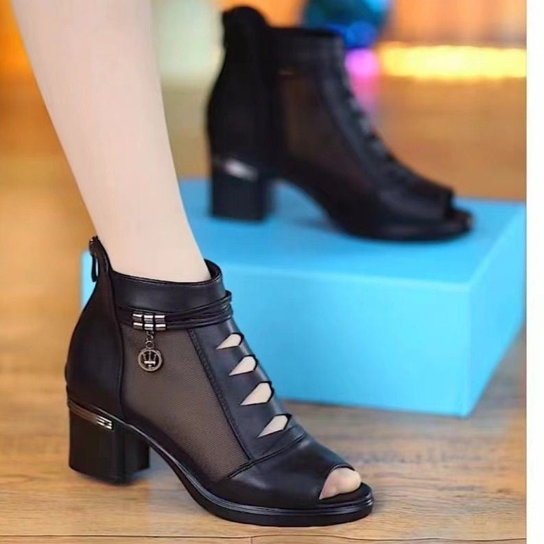 Botas Boca de Pez Hueca Malla