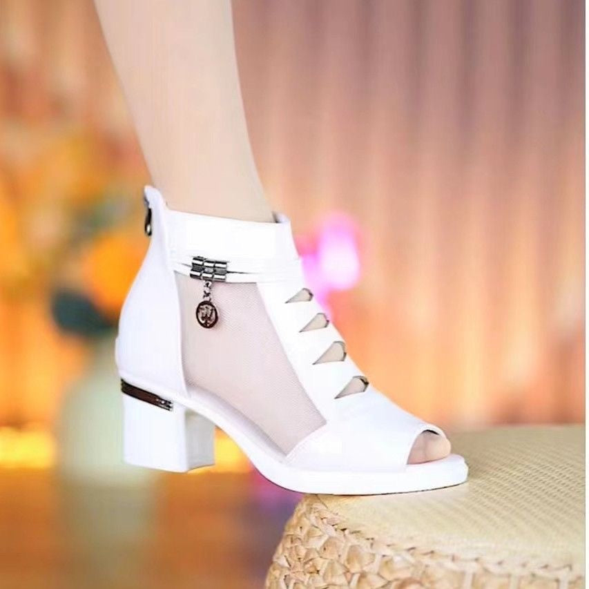 Botas Boca de Pez Hueca Malla